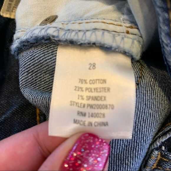 Harper Heritage High Rise Straight Leg Crop Jeans - Picture 11 of 11